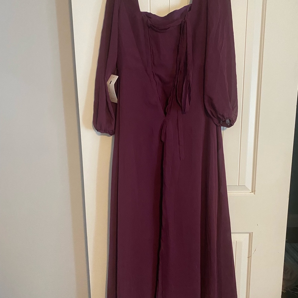 Elegant Purple Women's Dress 10-12 Evening gown mother’s wedding